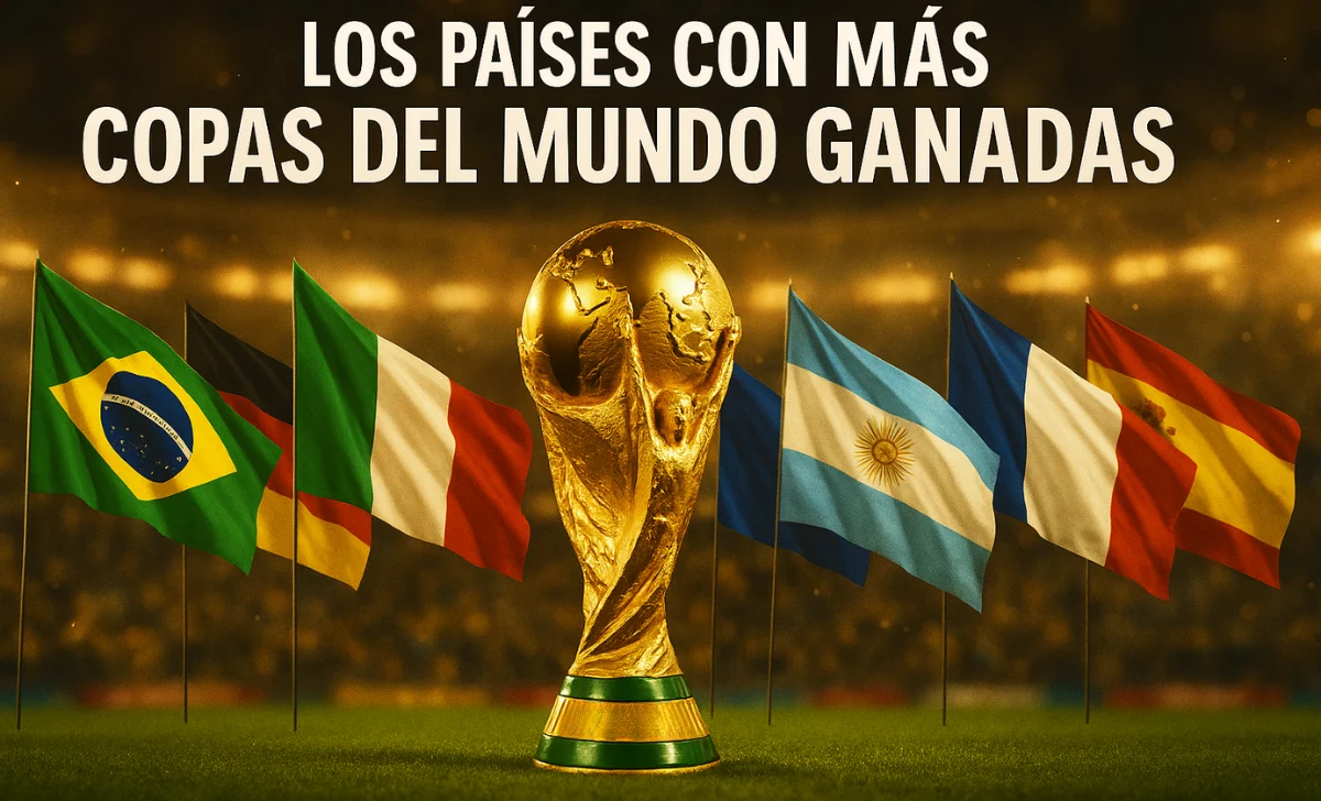 Los países con más Copas del Mundo